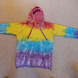 Tie Die Pull over hoodie.